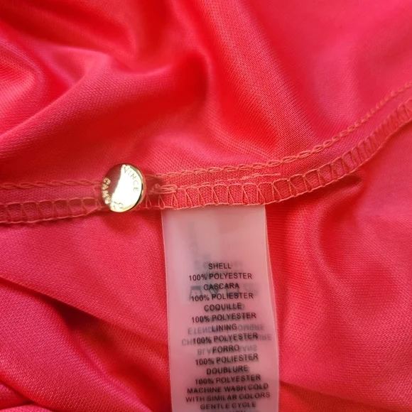 Vince Camuto Sleeveless Floral Chiffon V-Neck Fit & Flare Dress Size 6 NWT - Picture 12 of 12